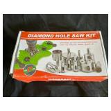 Diamond hole saw kit