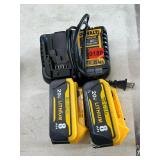 20 volt batteries and charger
