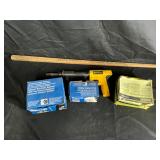 Ram-set gun and supplies