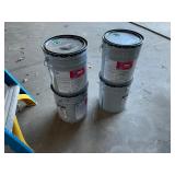 4 new buckets of paint