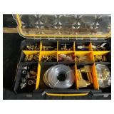 Box with plumbing fittings