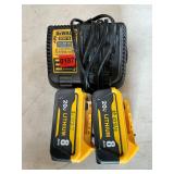 20 volt batteries and charger