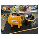 Heavy duty cylinder fan with 25 ft hose new