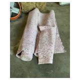 Roll of carpet pad