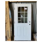 New 36ï¿½ exterior door