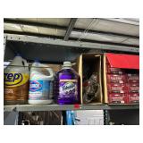 Gloves,safety glasses,cleaner