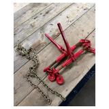 2 rachet load chain binders