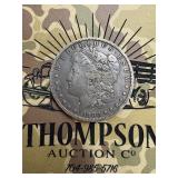 1880 O Morgan silver dollar