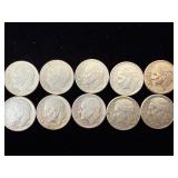 10 silver Roosevelt dimes
