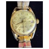 Vintage Buler 21 jewel calendar watch