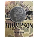 1886 O Morgan silver dollar