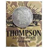 1886 O Morgan silver dollar