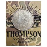 1890 Morgan silver dollar