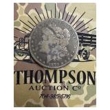 1879 Morgan silver dollar