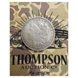 1882 Morgan silver dollar