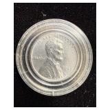 Clean 1943 steel wheat penny