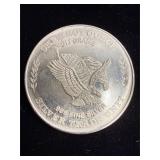 31.1 grams (1 Troy oz) 999 silver US assay round