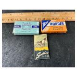 Vintage razor blades