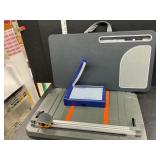 Lap desk and cutters