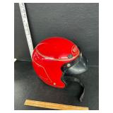 Vintage motorcycle helmet