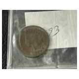 1893 Indian head penny