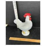Milk glass rooster