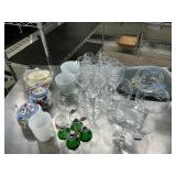 Miscellaneous glassware