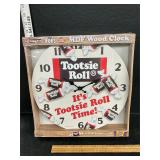 Tootsie roll clock