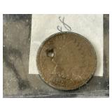 1887 Indian head penny
