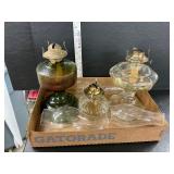 3 oil lamps