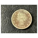 1902 V nickel