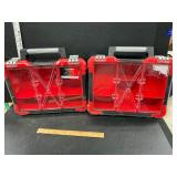 2 organizer boxes