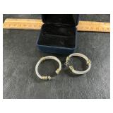 22.48 grams sterling silver earrings