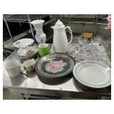 Miscellaneous glassware and other