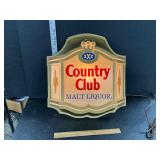 Country Club Malt Liquor sign