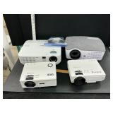 4 projectors