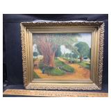 Painting signed D Burt