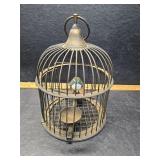 Bird cage with bird