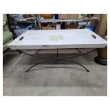 Iron and wood Coffee table 44*25*18 tall