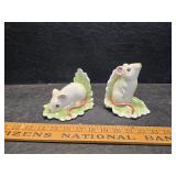 Vintage mice bookends