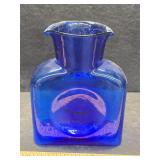 Blenko double spout water bottle