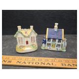 Antique cottage money banks
