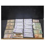 Foreign money and travellers checks