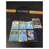 Pokemon cards and holder