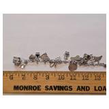 Sterling silver charm bracelet
