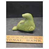 Carved stone seal sculpture