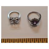 Sterling silver rings