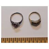 Sterling silver rings