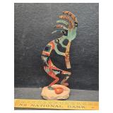Kokopelli Lazart Enameled Metal Art