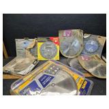 New and used saw blades